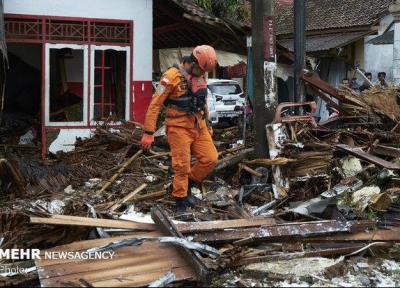 سونامی اندونزی 373 کشته و 1400 مصدوم تاکنون درپی داشته است