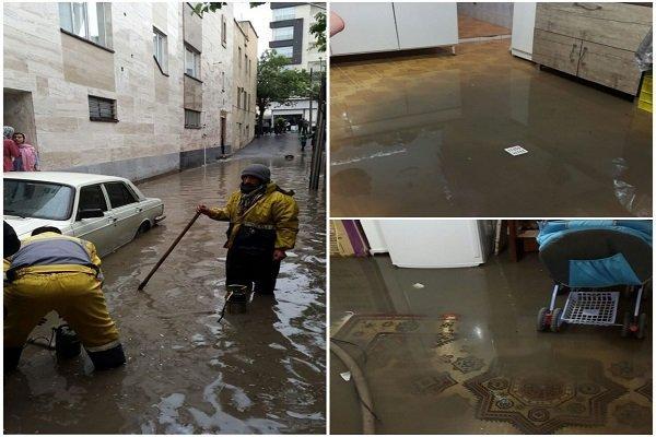 راه های ارتباطی آذربایجان غربی باز است، آبگرفتگی 32 منزل مسکونی