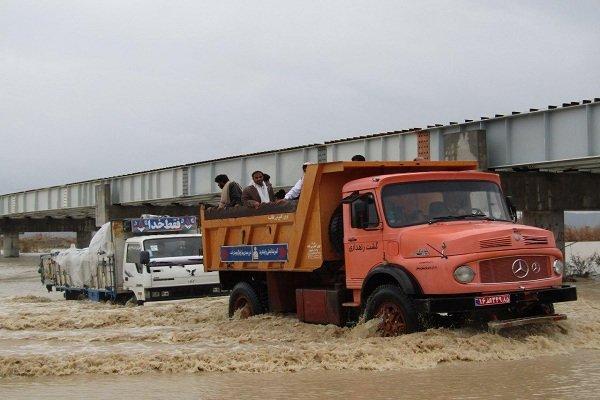 سیلاب 2 راستا در جنوب سیستان و بلوچستان را مسدود کرد