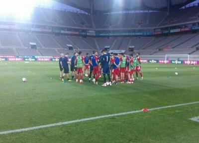 برگزاری آخرین تمرین تیم ملی در استادیوم جام جهانی سئول