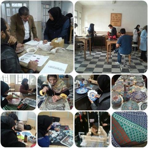 برگزاری دوره های آموزشی ویژه تابستان در مراکز آموزش صنایع دستی یزد