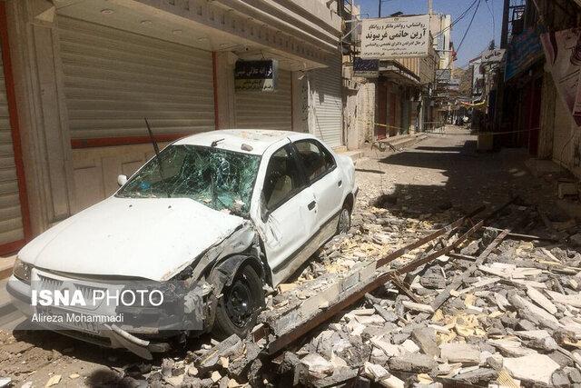 ارسال هوایی اقلام مصرفی به روستاهای زلزله زده مسجدسلیمان