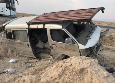 تصادف در 8 کیلومتری مرز مهران 16 مصدوم بر جا گذاشت