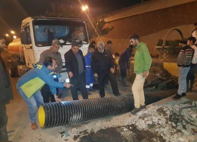 خداحافظی با آبگرفتگی زیرگذر نعمت آباد