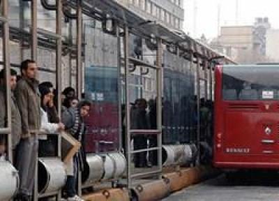 خط یک اتوبوس های تندرو امروز موقت تغییر می کند