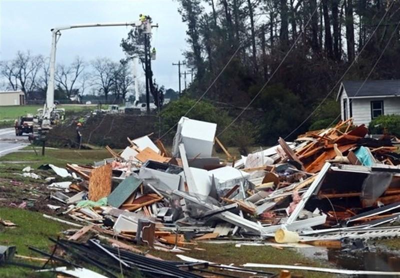 مرگ 6 نفر بر اثر وقوع طوفان سهمگین در آمریکا