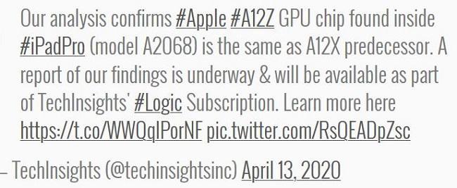 چیپست جدید A12Z Bionic اپل چیپست جدید A12Z Bionic اپل
