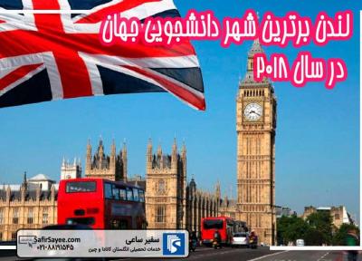 بهترین شهر دانشجویی در سال 2018 ، لندن رتبه نخستلندن در صدر رتبه بندی بهترین شهرهای دنیا برای دانشجویان در سال 2018 نهاده شد.