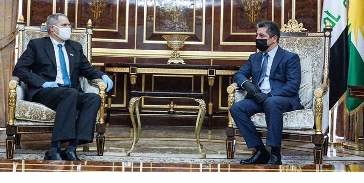 نخست وزیر دولت منطقه کردستان عراق با سفیر آمریکا گفت و گو نخست وزیر دولت منطقه کردستان عراق با سفیر آمریکا گفت و گو کرد