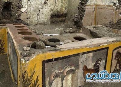 یک اغذیه فروشی باستانی در ویرانه های پمپئی کشف شد