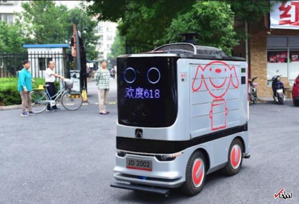 رونق ربات های چینی تحویل کالا به لطف کرونا!