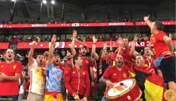 تساوی بدون گل مراکش و اسپانیا در وقت قانونی؛ بازی به وقت اضافه رفت