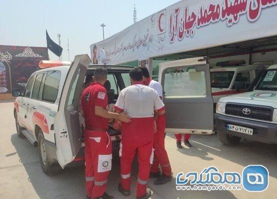 امدادرسانی قرارگاه های امداد و نجات مرز شلمچه و چذابه به 518 حادثه دیده در هفت روز گذشته